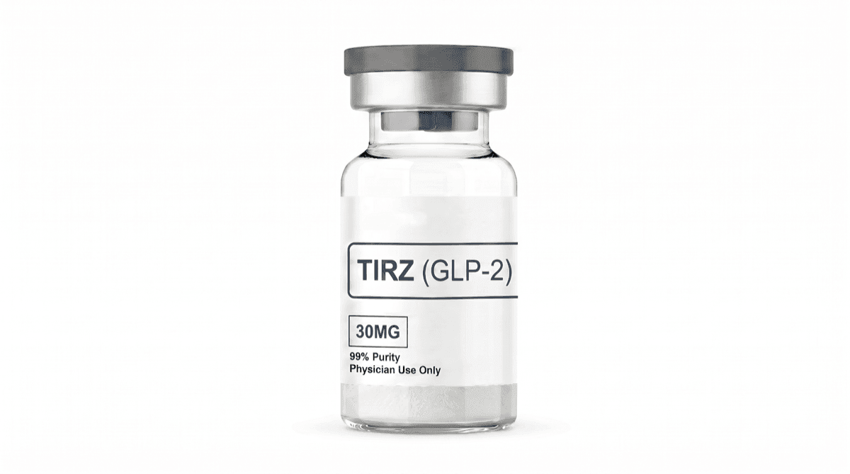 Research peptide vial
