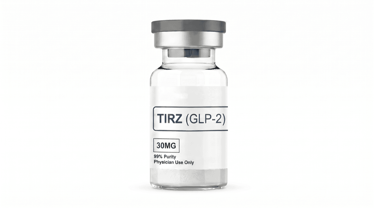 Research peptide vial
